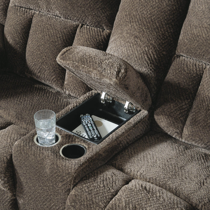Frohn Reclining Loveseat with Console - CasaBella Furniture (San Antonio, TX)