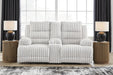 Rhines Falls Power Reclining Loveseat with Console - CasaBella Furniture (San Antonio, TX)