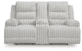 Rhines Falls Power Reclining Loveseat with Console - CasaBella Furniture (San Antonio, TX)