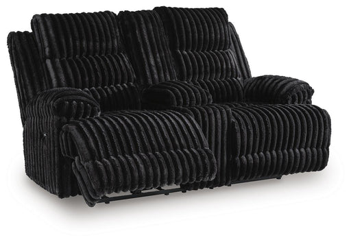 Rhine Falls Reclining Loveseat with Console - CasaBella Furniture (San Antonio, TX)