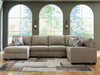 Newellen Sleeper Sectional with Chaise - CasaBella Furniture (San Antonio, TX)