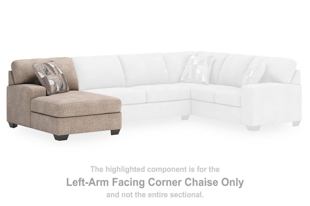 Newellen Sleeper Sectional with Chaise - CasaBella Furniture (San Antonio, TX)