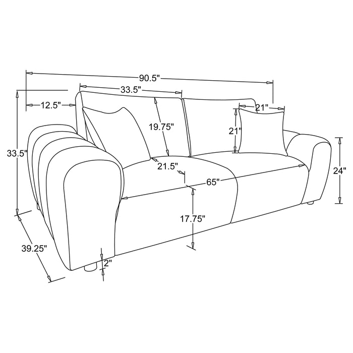 Burnett Sofa - CasaBella Furniture (San Antonio, TX)