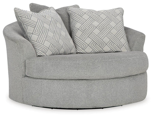 Casselbury Oversized Swivel Accent Chair - CasaBella Furniture (San Antonio, TX)