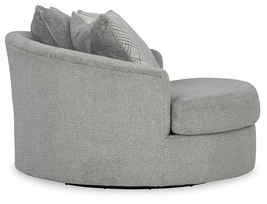 Casselbury Oversized Swivel Accent Chair - CasaBella Furniture (San Antonio, TX)