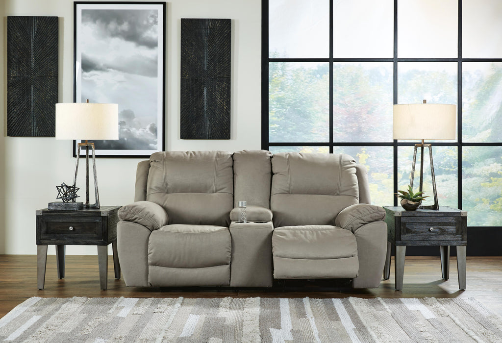 Next-Gen Gaucho Reclining Loveseat with Console - CasaBella Furniture (San Antonio, TX)