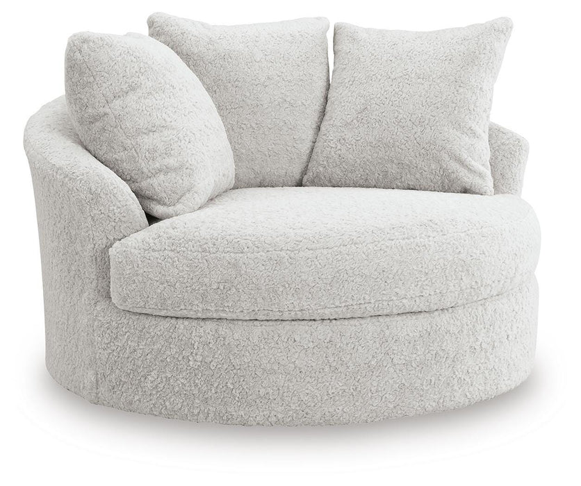 Cuddle Plush Oversized Swivel Accent Chair - CasaBella Furniture (San Antonio, TX)