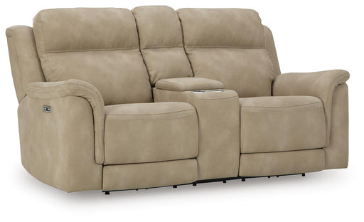 Next-Gen DuraPella Power Reclining Loveseat with Console - CasaBella Furniture (San Antonio, TX)