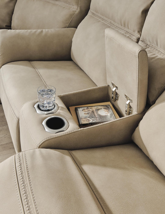 Next-Gen DuraPella Power Reclining Loveseat with Console - CasaBella Furniture (San Antonio, TX)