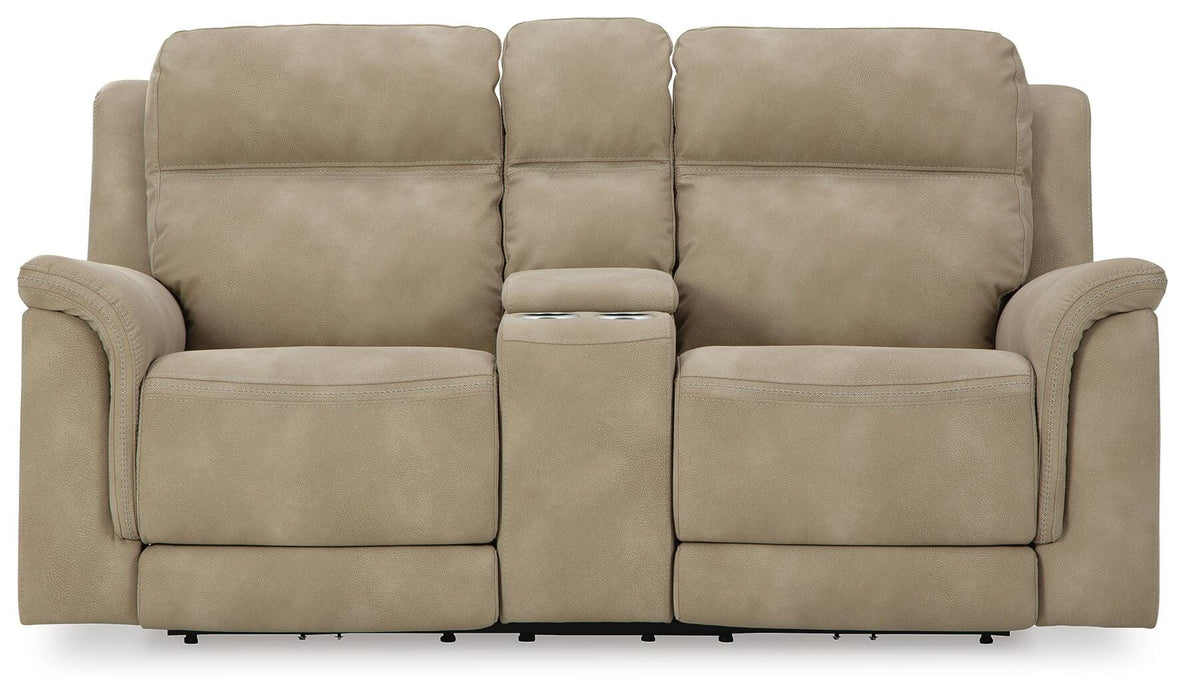 Next-Gen DuraPella Power Reclining Loveseat with Console - CasaBella Furniture (San Antonio, TX)