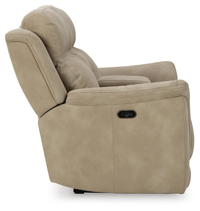 Next-Gen DuraPella Power Reclining Loveseat with Console - CasaBella Furniture (San Antonio, TX)