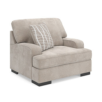 High Profile Chair & Ottoman Living Room Set - CasaBella Furniture (San Antonio, TX)