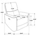 Navarro Glider Recliner - CasaBella Furniture (San Antonio, TX)
