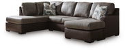 Castille Way Sleeper Sectional with Chaise - CasaBella Furniture (San Antonio, TX)