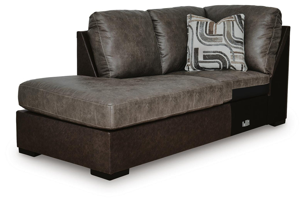 Castille Way Sleeper Sectional with Chaise - CasaBella Furniture (San Antonio, TX)