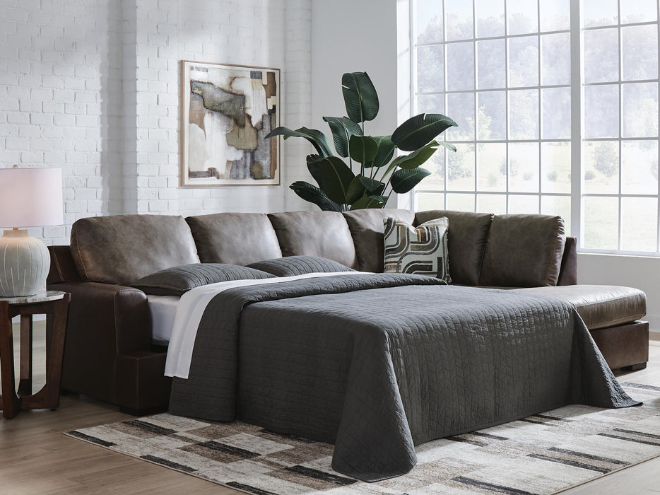 Castille Way Sleeper Sectional with Chaise - CasaBella Furniture (San Antonio, TX)