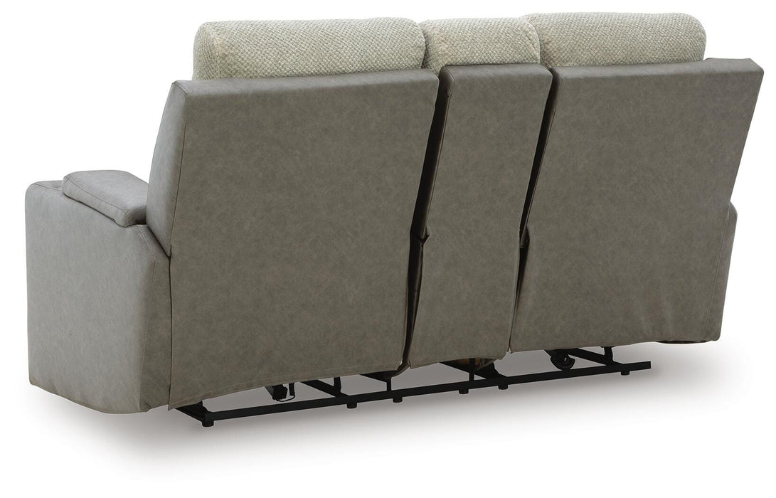 WhipLash Power Reclining Loveseat with Console - CasaBella Furniture (San Antonio, TX)