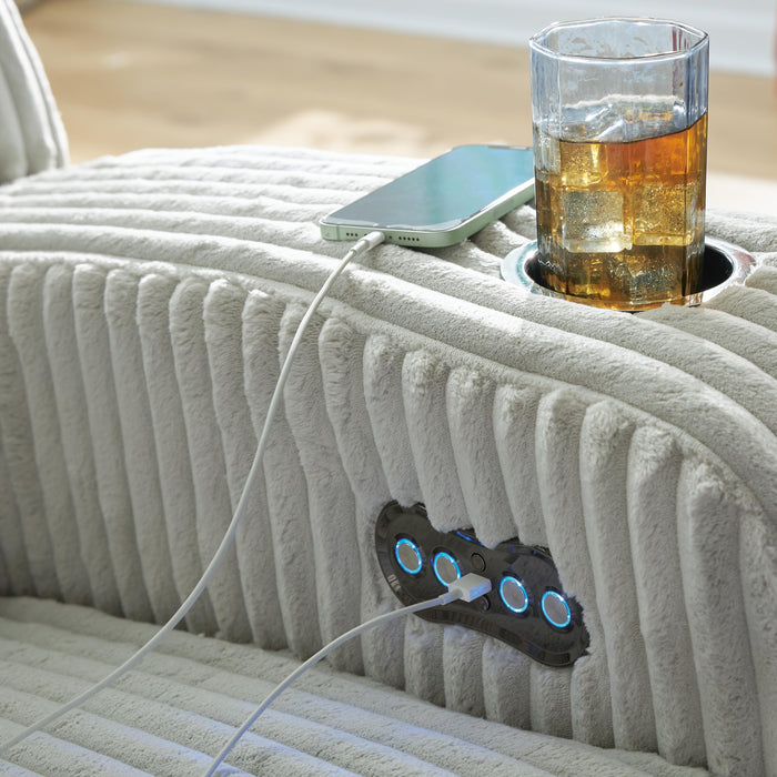 Forest Lake Power Reclining Sofa - CasaBella Furniture (San Antonio, TX)