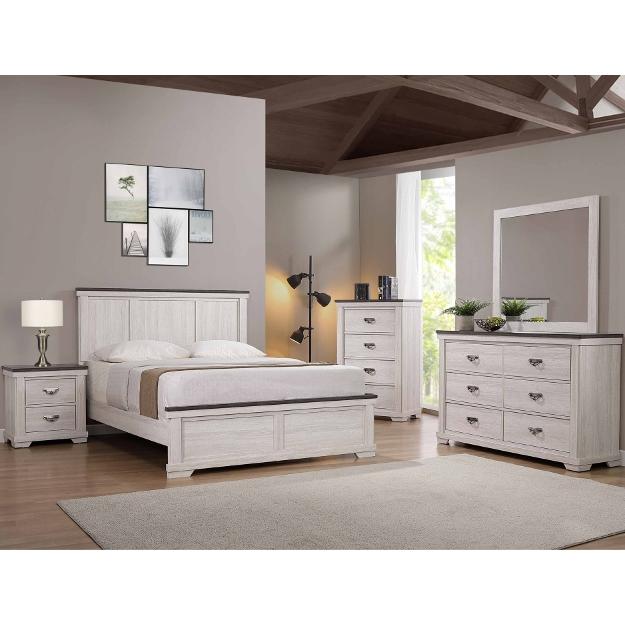 Crown Mark Leighton B8180-T Twin Panel Bed IMAGE 2