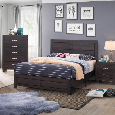 Crown Mark Hopkins B9310-Q-BED Queen Platform Bed in One Box IMAGE 1