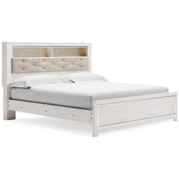 Signature Design by Ashley Altyra B2640B5 King Panel Bookcase Bed IMAGE 1
