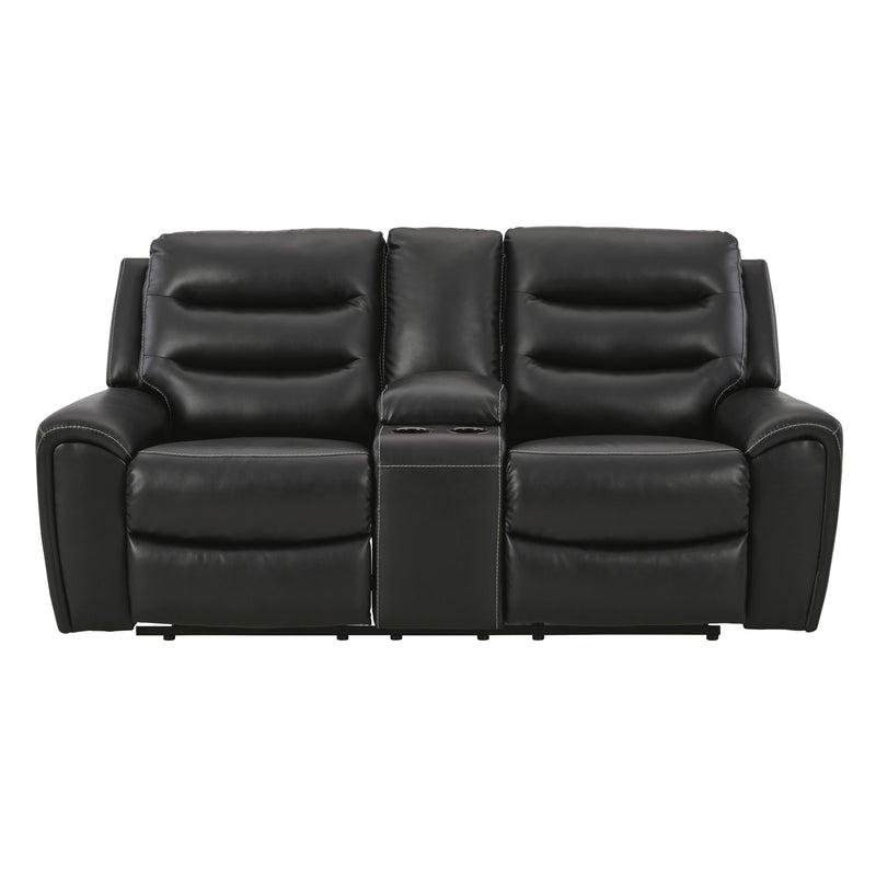 Signature Design by Ashley Warlin 6110518 Power Reclining Loveseat with Console and Adjustable Headrest IMAGE 3