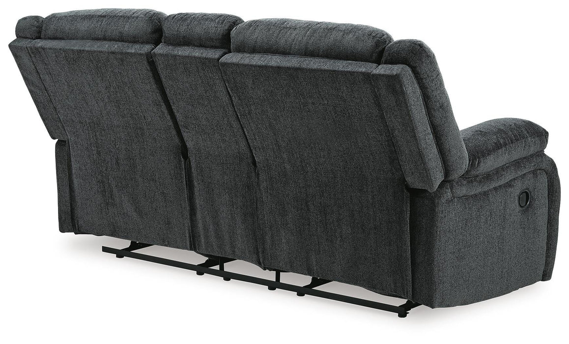 Draycoll Reclining Loveseat with Console - CasaBella Furniture (San Antonio, TX)