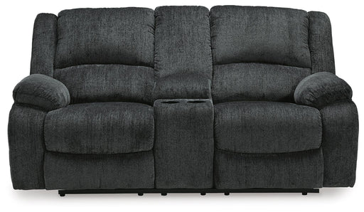 Draycoll Reclining Loveseat with Console - CasaBella Furniture (San Antonio, TX)