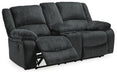 Draycoll Reclining Loveseat with Console - CasaBella Furniture (San Antonio, TX)