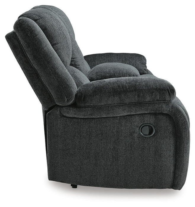 Draycoll Reclining Loveseat with Console - CasaBella Furniture (San Antonio, TX)