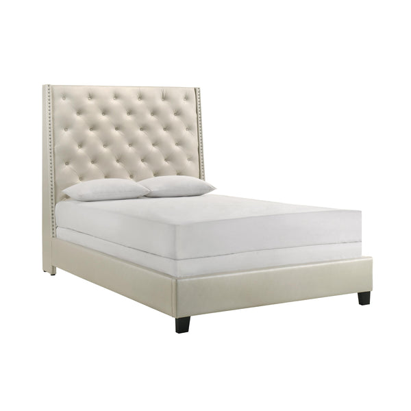Crown Mark Chantilly 5265PL-Q Queen Bed - Pearl IMAGE 1
