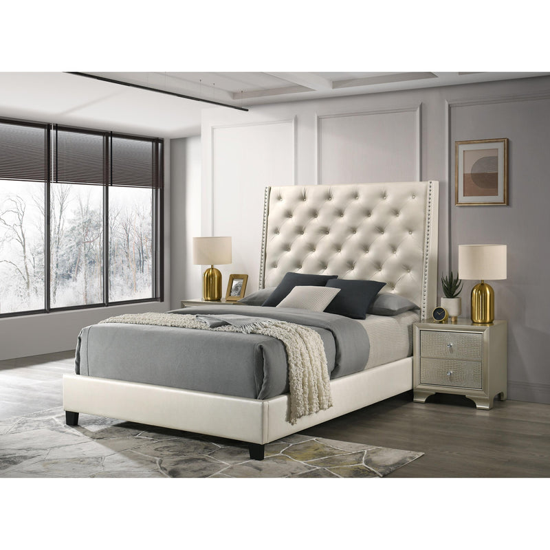 Crown Mark Chantilly 5265PL-Q Queen Bed - Pearl IMAGE 2