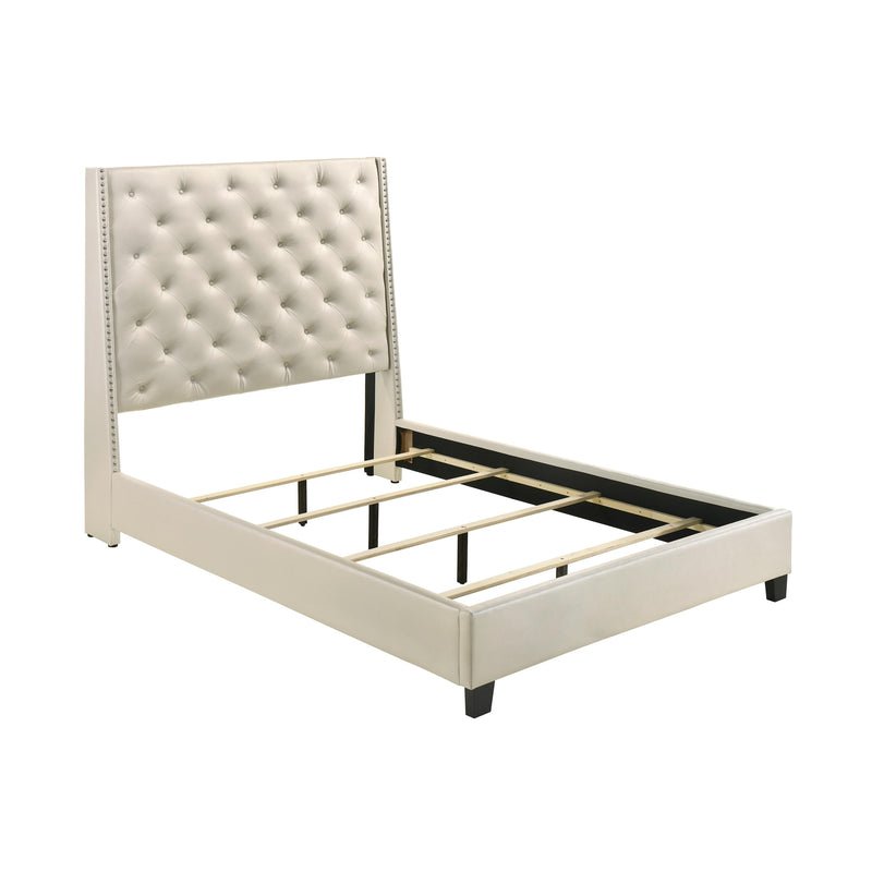 Crown Mark Chantilly 5265PL-Q Queen Bed - Pearl IMAGE 3