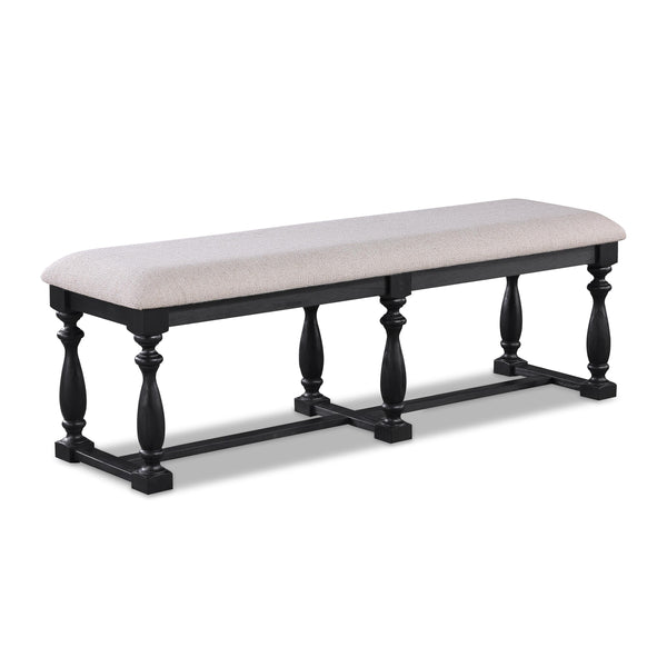 Crown Mark Regent 2270CL-BENCH Bench - Charcoal Black IMAGE 1