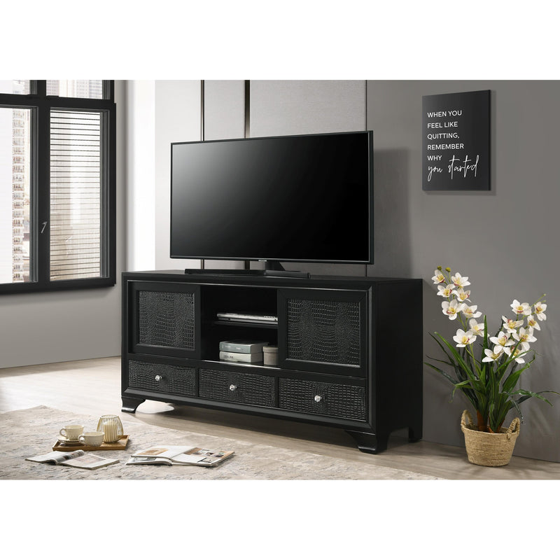 Crown Mark Lyssa B4308-7 TV Stand - Black IMAGE 1