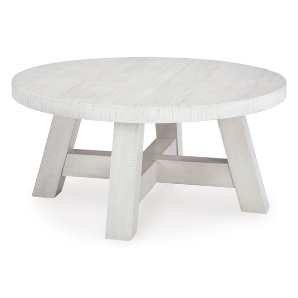 Signature Design by Ashley Jallison T727-8 Round Cocktail Table IMAGE 1