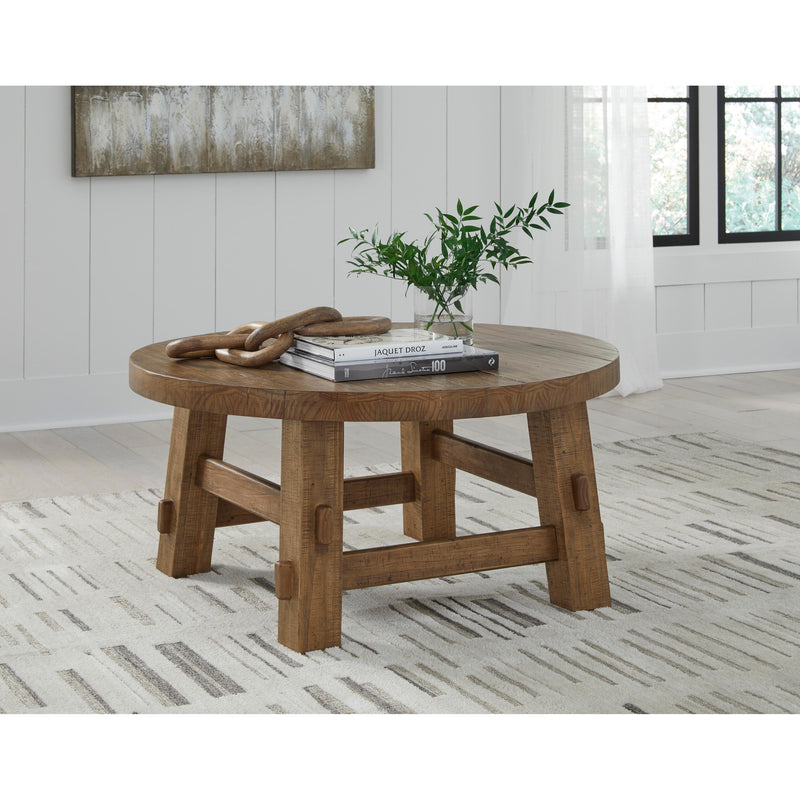 Signature Design by Ashley Mackifeld T724T1 Coffee Table and 2 End Tables IMAGE 2