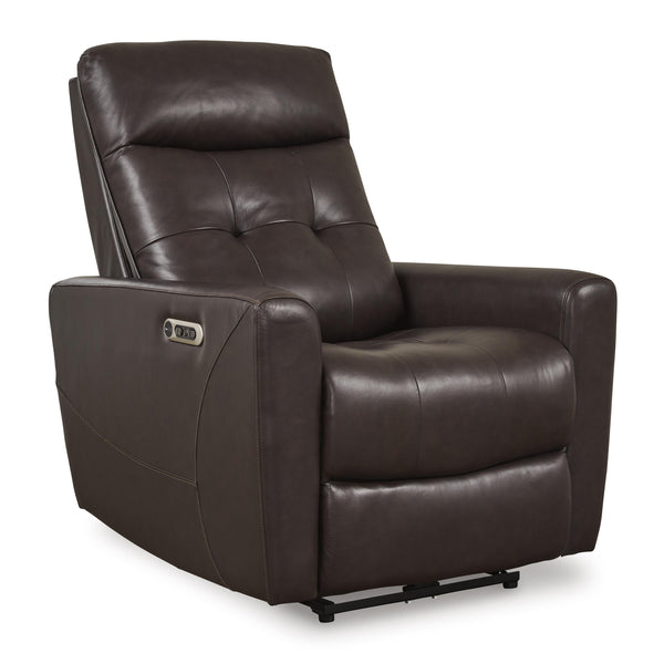 Signature Design by Ashley Pisgham U1050013 Power Recliner with Adjustable Headrest IMAGE 1