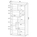 Theo Bookshelf - CasaBella Furniture (San Antonio, TX)