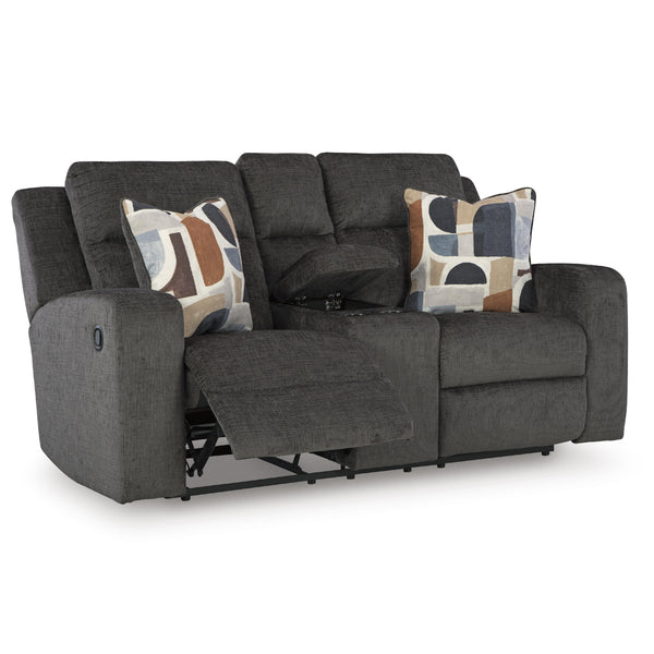 Signature Design by Ashley Kanlow 3860794 Double Reclining Loveseat with Console IMAGE 1