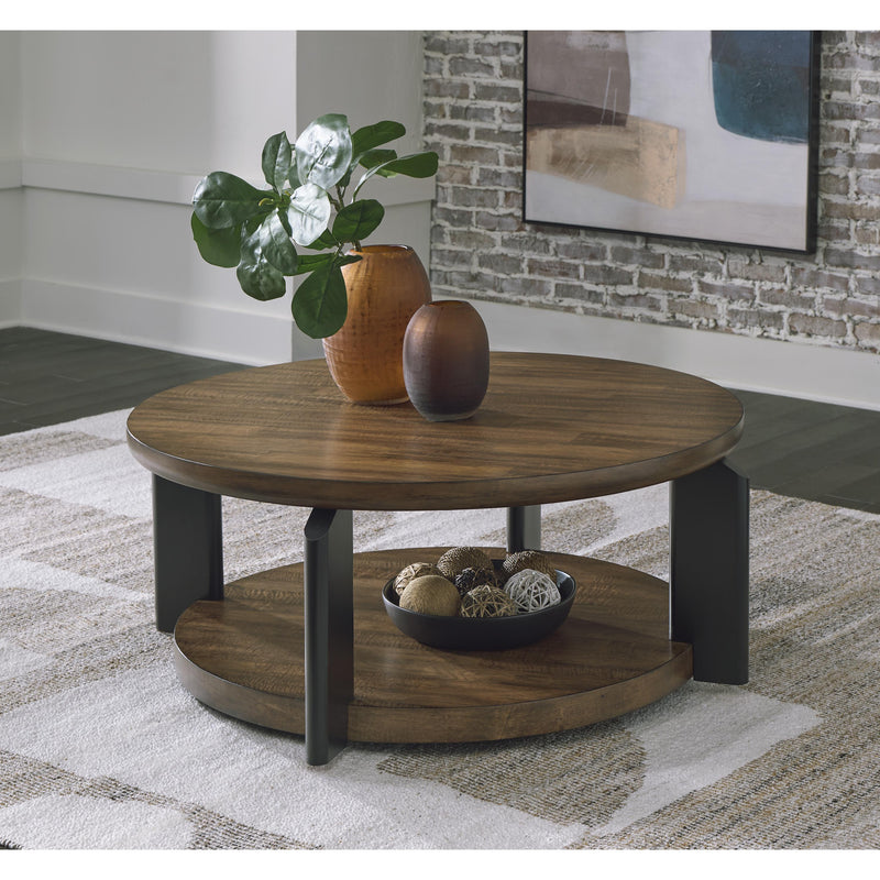 Signature Design by Ashley Kraeburn T624-8 Round Cocktail Table IMAGE 5