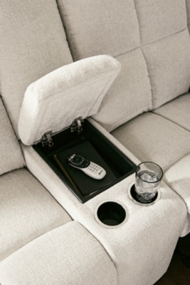 Orlen Reclining Loveseat with Console - CasaBella Furniture (San Antonio, TX)