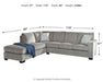 Altari Sectional with Chaise - CasaBella Furniture (San Antonio, TX)