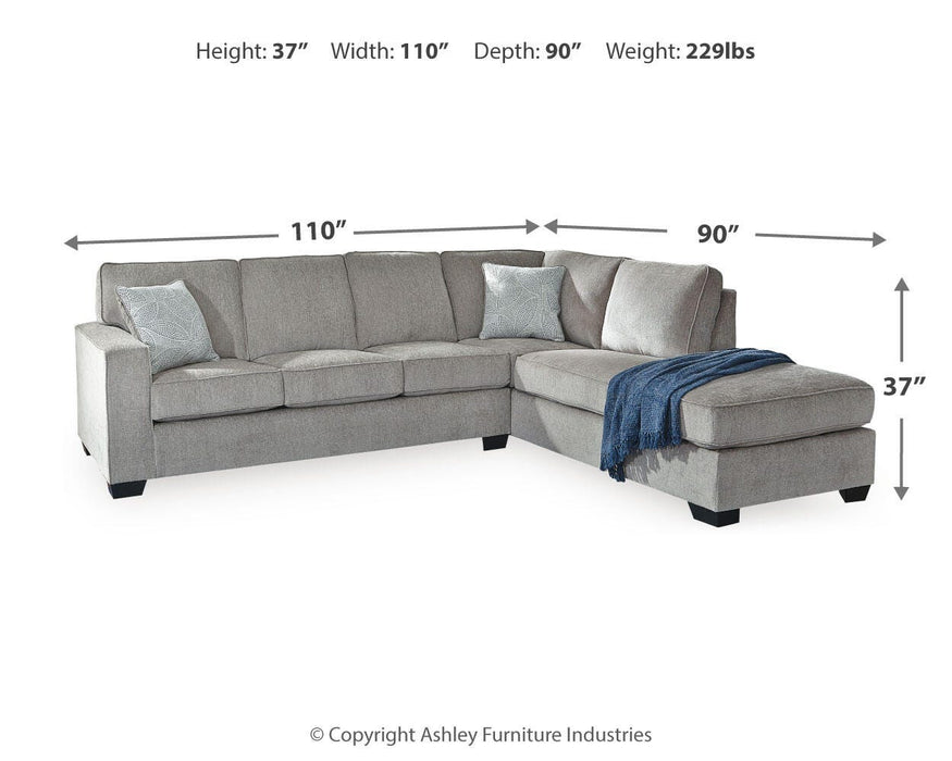 Altari Sectional with Chaise - CasaBella Furniture (San Antonio, TX)