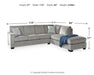 Altari Sectional with Chaise - CasaBella Furniture (San Antonio, TX)