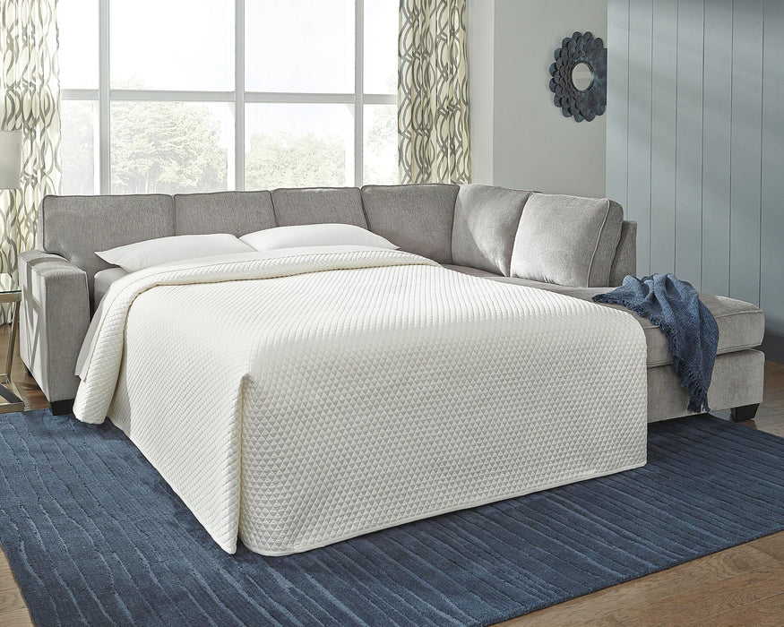 Altari Sleeper Sectional with Chaise - CasaBella Furniture (San Antonio, TX)