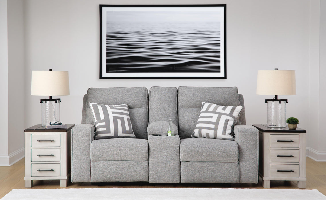 Biscoe Power Reclining Loveseat - CasaBella Furniture (San Antonio, TX)