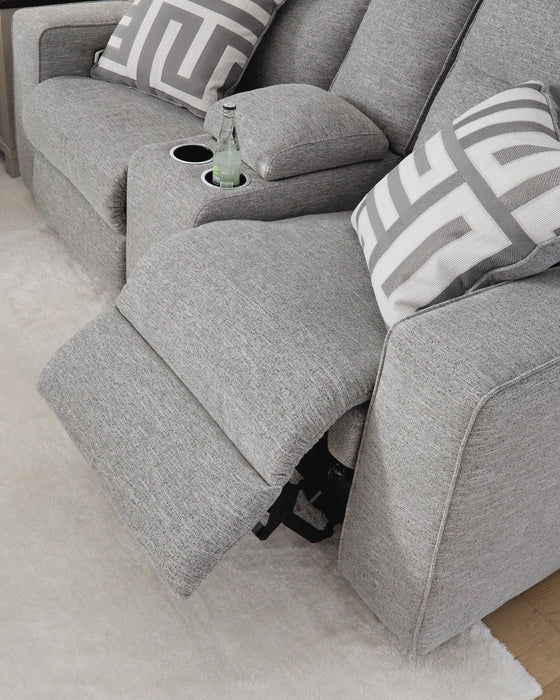 Biscoe Power Reclining Loveseat - CasaBella Furniture (San Antonio, TX)