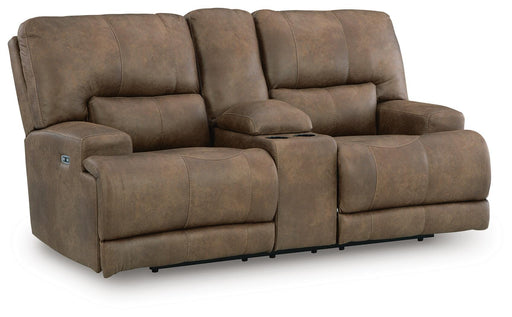 Beckley Place Power Reclining Loveseat with Console - CasaBella Furniture (San Antonio, TX)