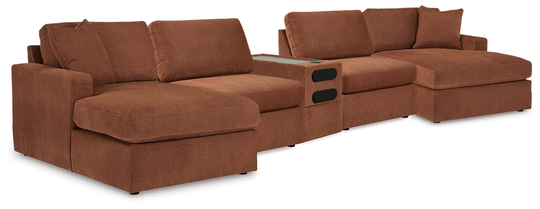 Modmax 5 Piece Sectional with Audio Console - CasaBella Furniture (San Antonio, TX)